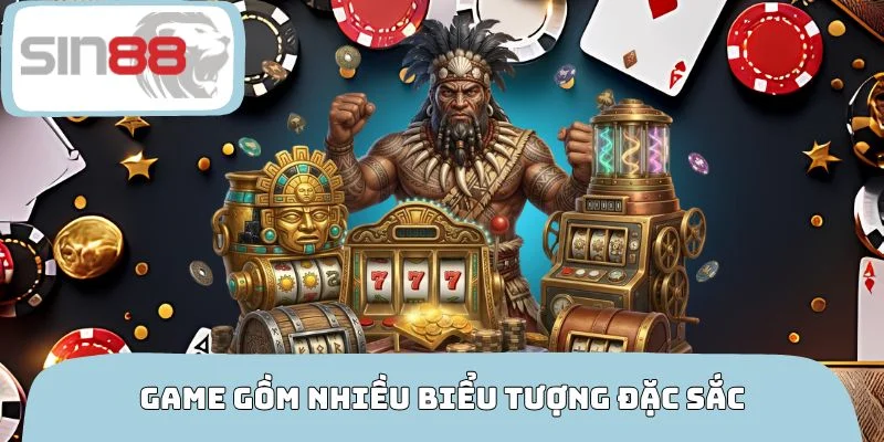 Game quay hũ quyết chiến gồm nhiều biểu tượng đặc sắc